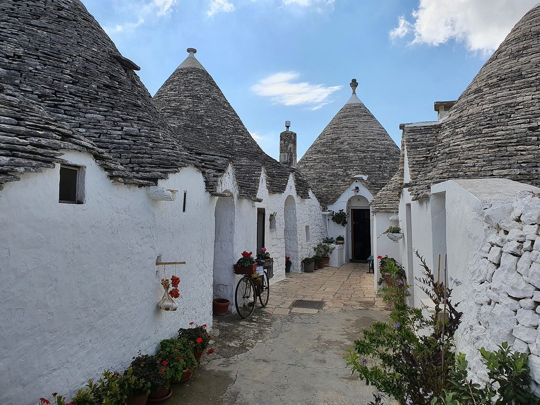 Alberobello — wioska trulli