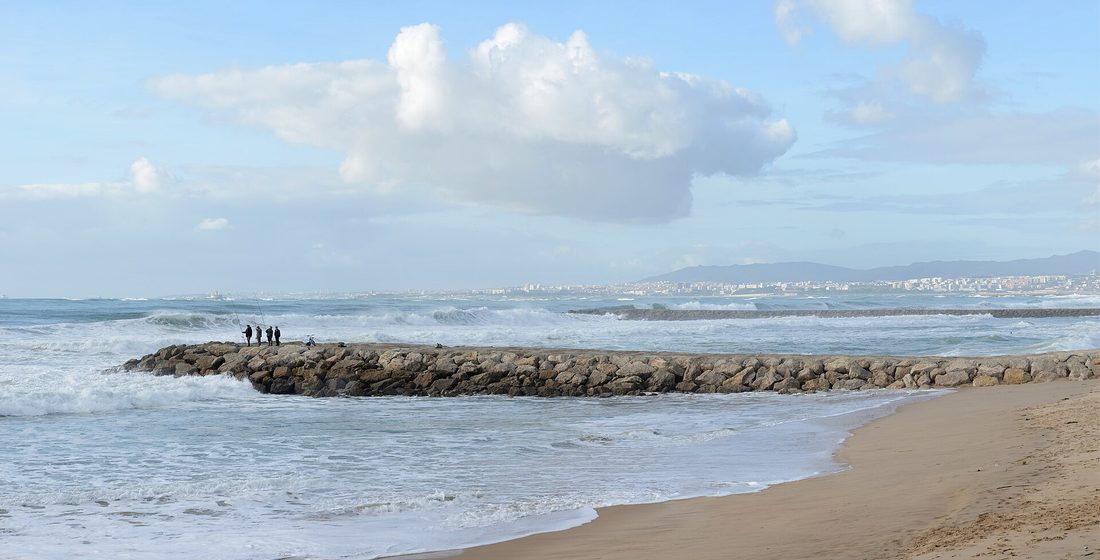 Costa da Caparica — otwarty ocean