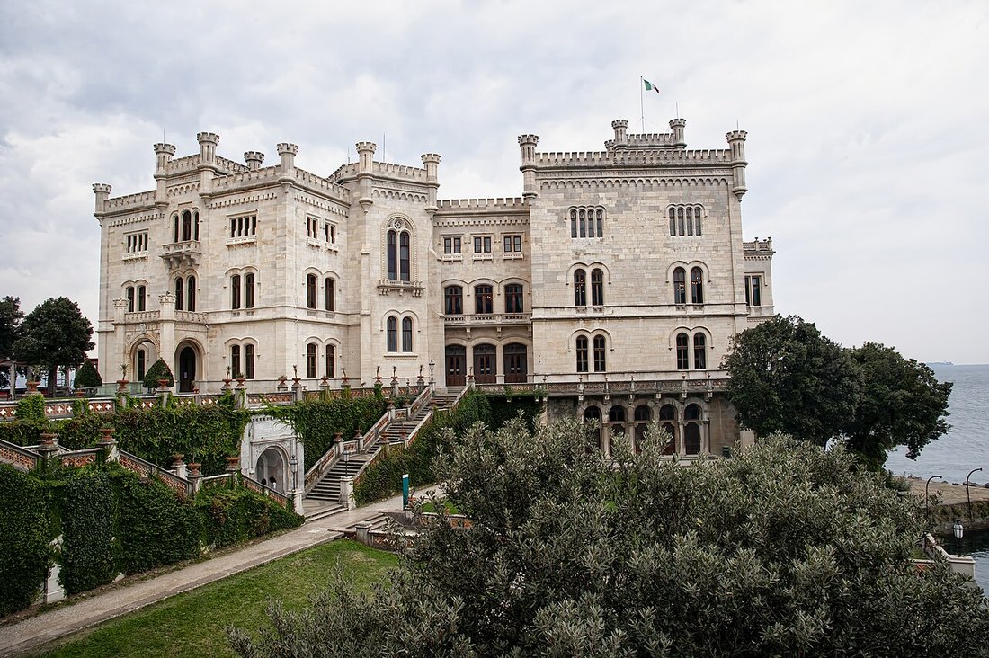 Zamek i park Miramare